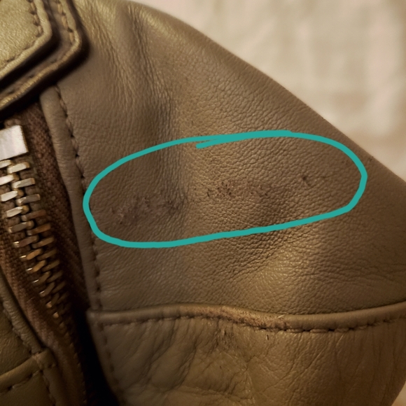 Coach | Ashley Gathered Genuine Leather Satchel - Picture 6 of 8